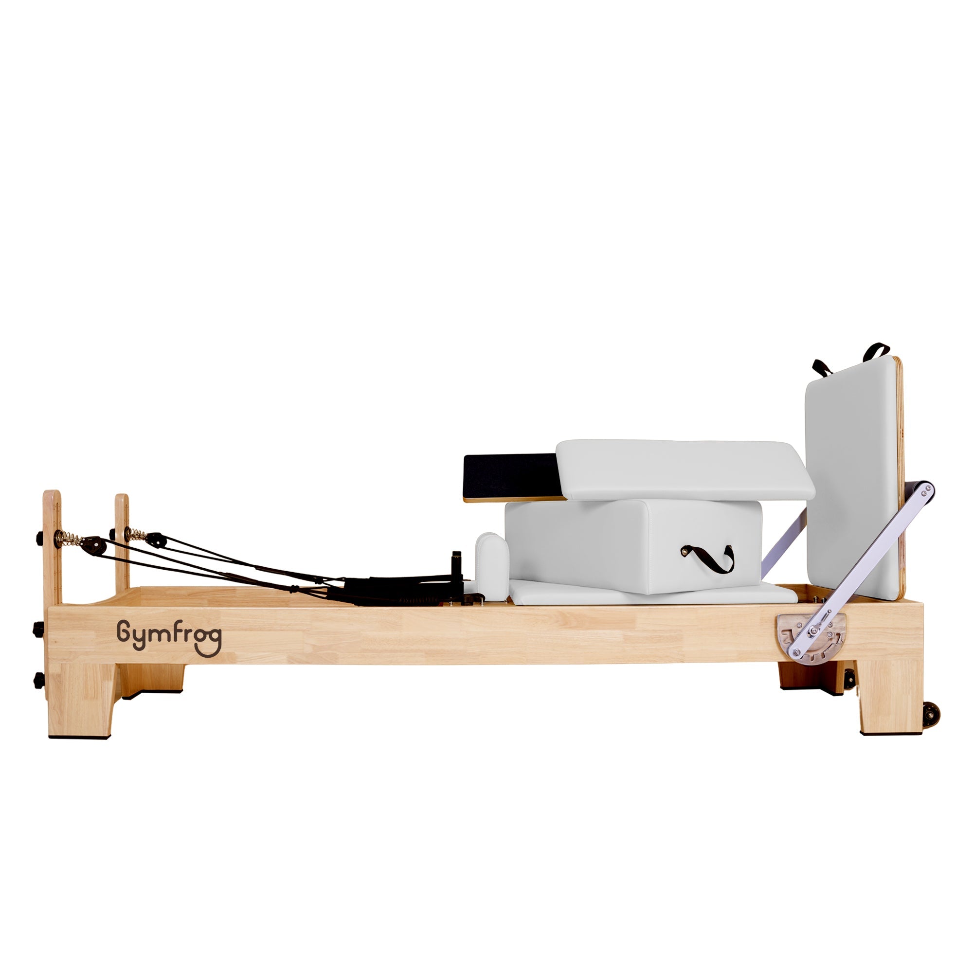Classic Pilates Wood Reformer White