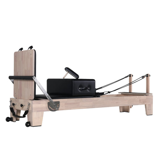 1GKU Oak Pilates Reformer Black image 2