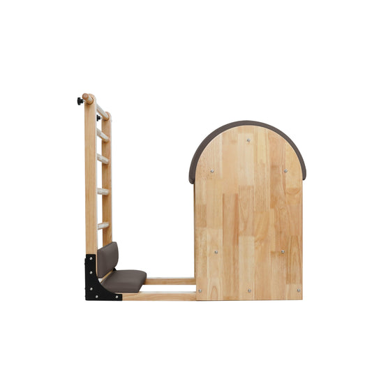 1GKU Oak Wood Ladder Barrel Mocha image 2