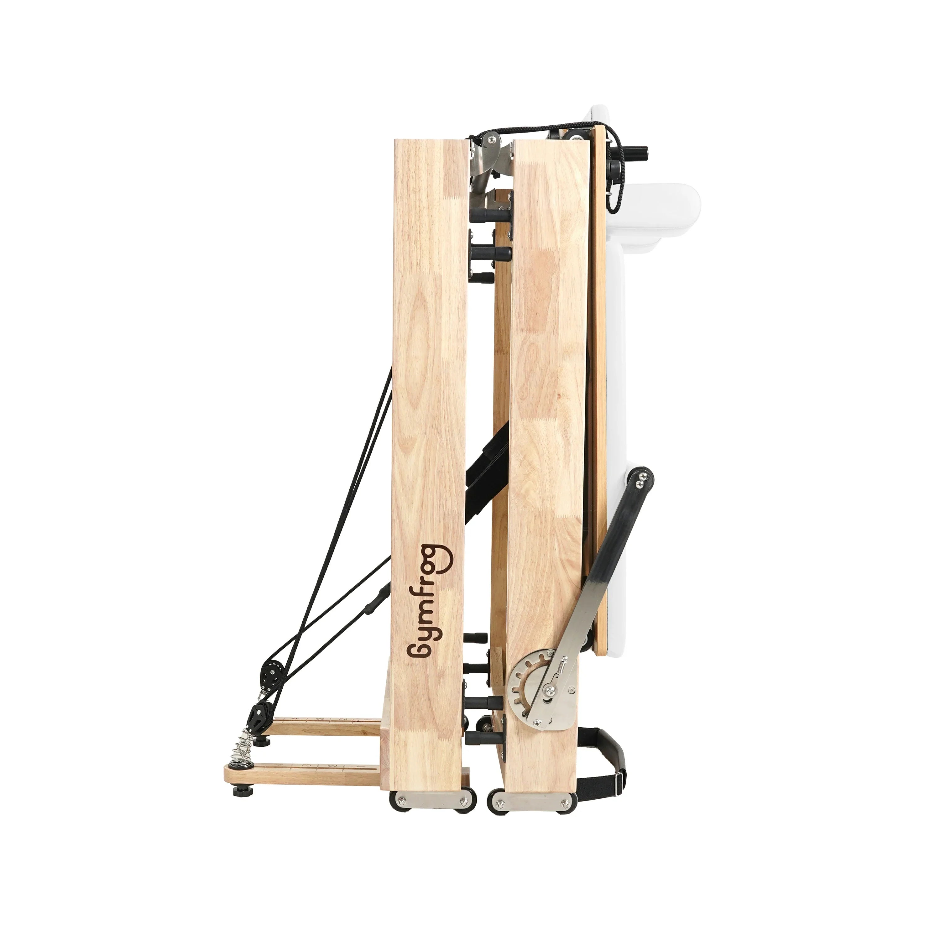 Collapsible Classic Pilates Reformer White