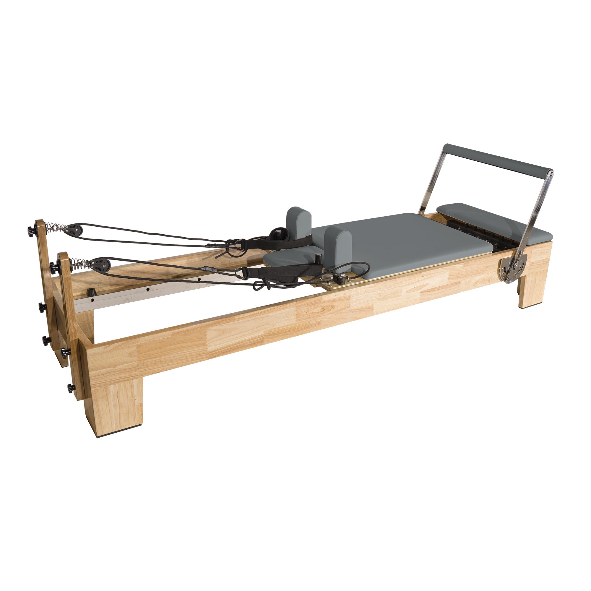 Classic Pilates Wood Reformer Gray