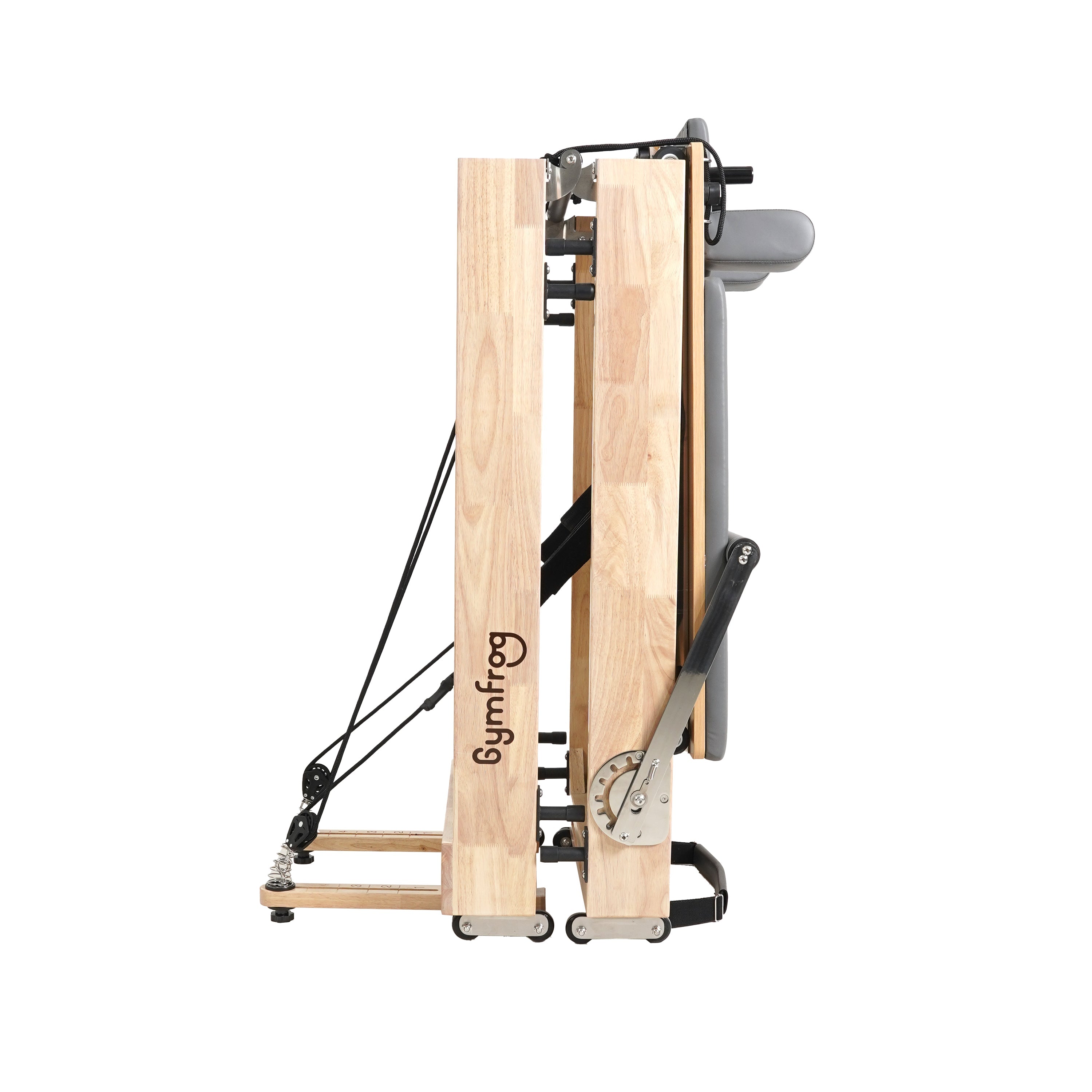 Collapsible Classic Pilates Reformer Grey