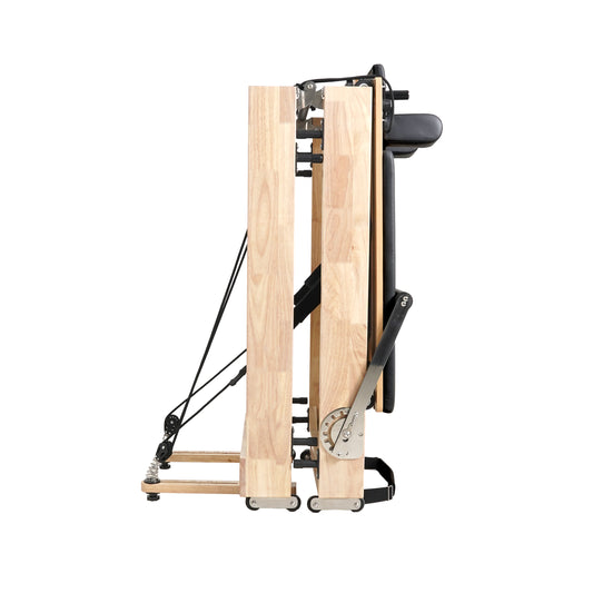 1GKU Collapsible Classic Pilates Reformer Black image 2