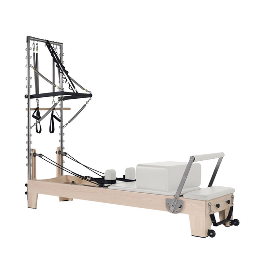 1GKU Maple Half Tower Pilates Reformer White image 3