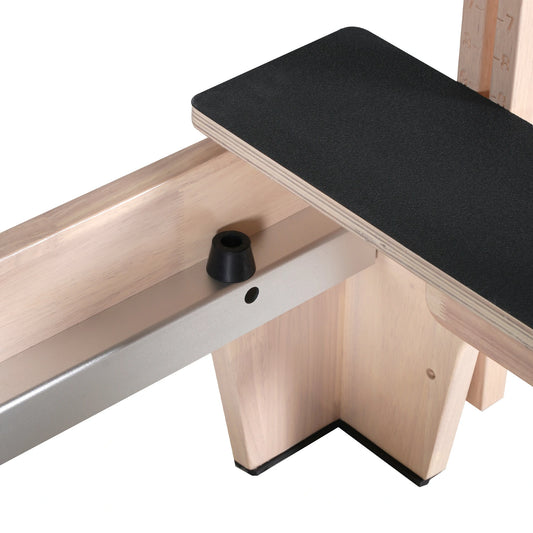 1GKU Oak Pilates Reformer White image 2
