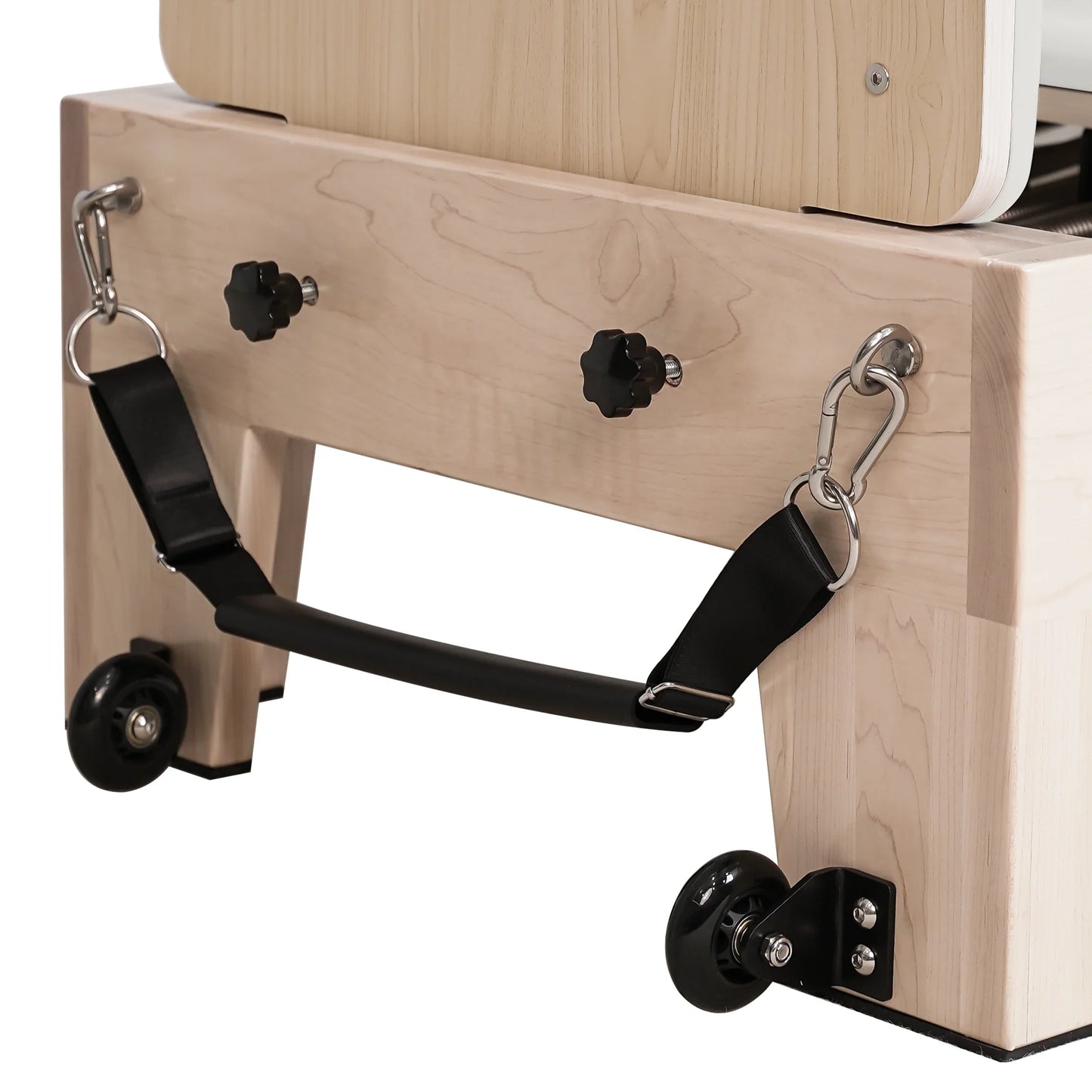 Maple Wood Pilates Reformer White