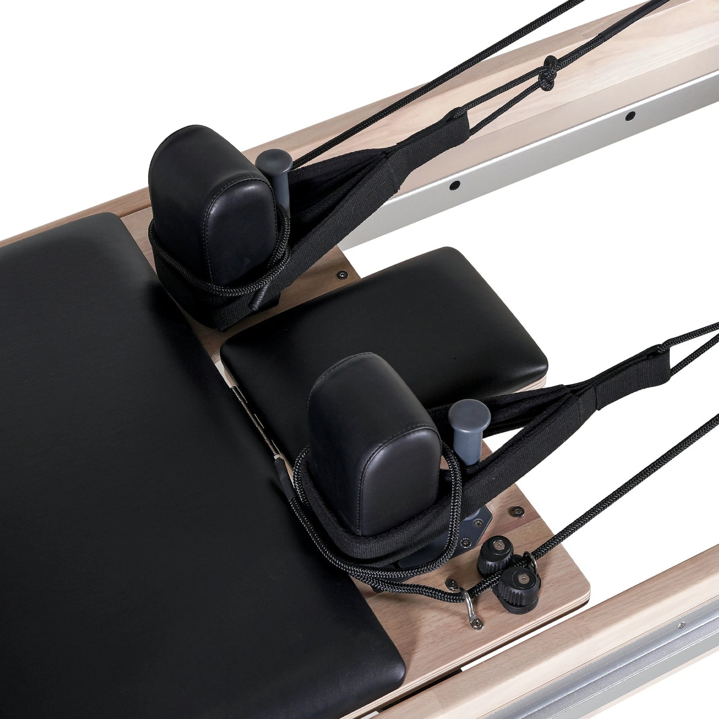 Oak Full Track Pilates Reformer Black