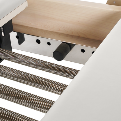 1GKU Maple Half Tower Pilates Reformer White