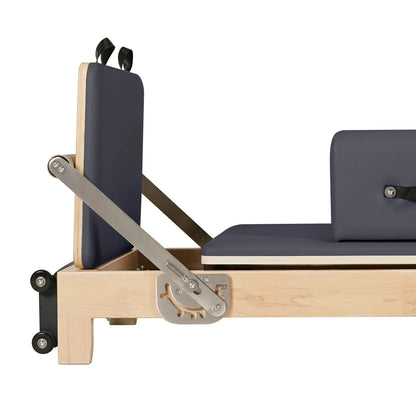 1GKU Maple Wood-Leg Foldable Pilates Reformer Grey