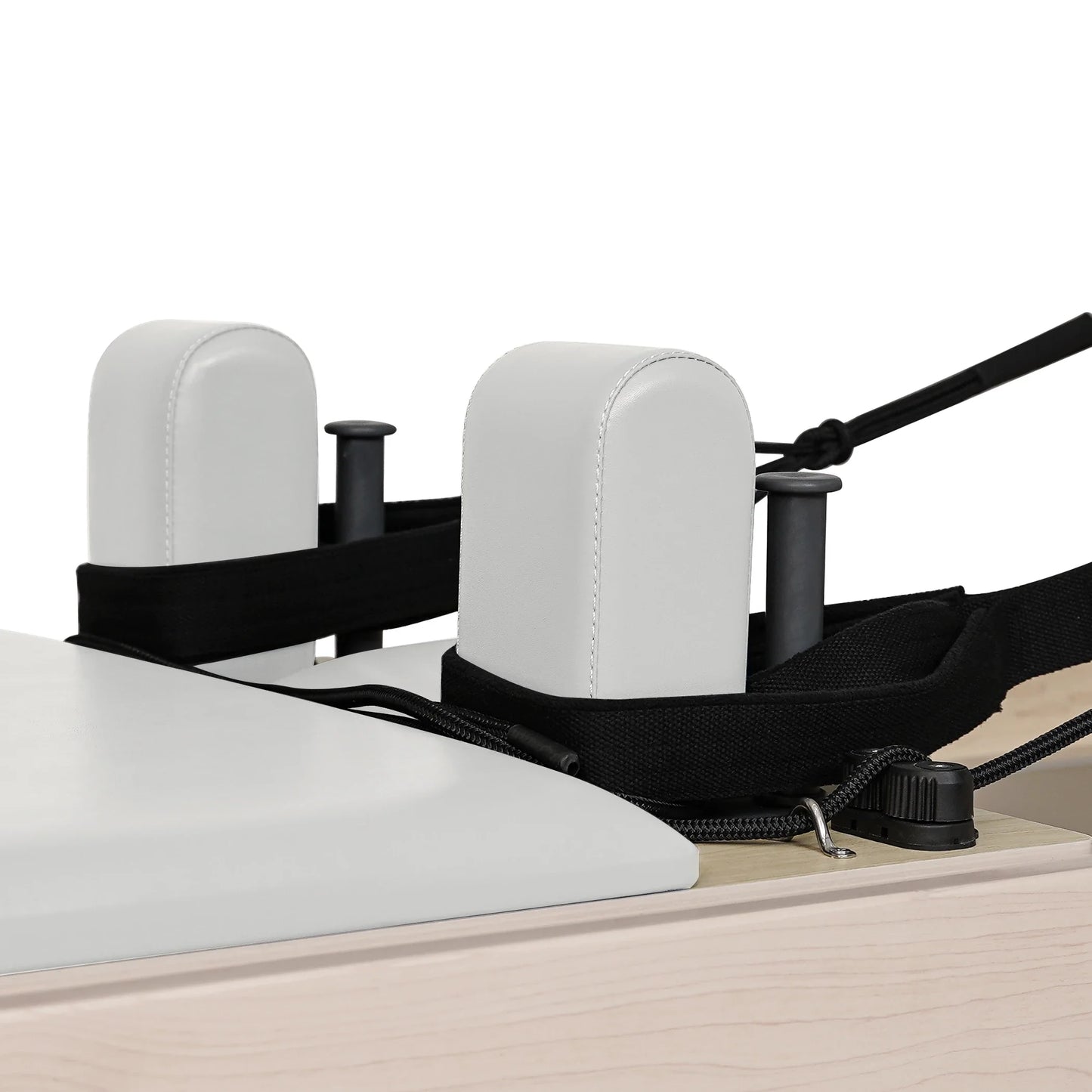 Maple Wood Pilates Reformer White