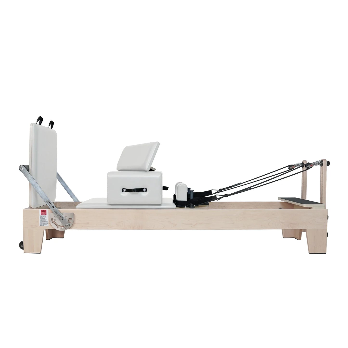 Maple Wood Pilates Reformer White