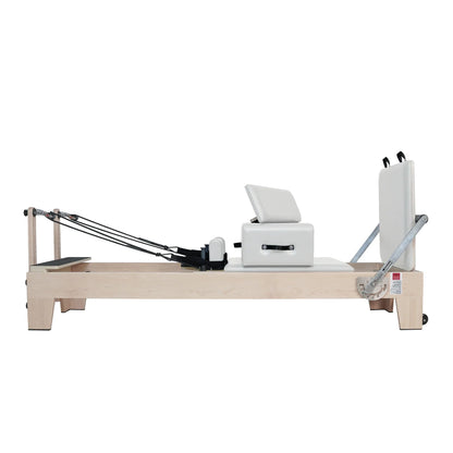 1GKU Maple Classic Pilates Reformer White
