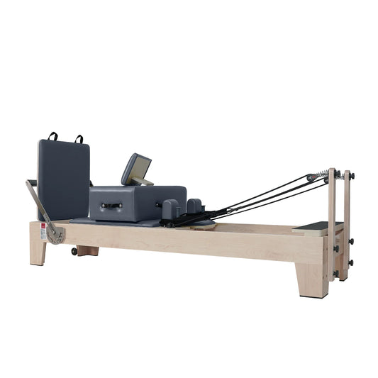 Maple Wood Pilates Reformer Gray