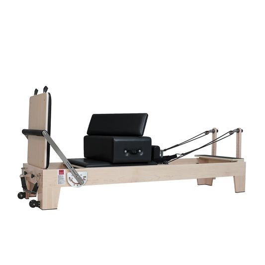 Maple Wood Pilates Reformer Black image 3