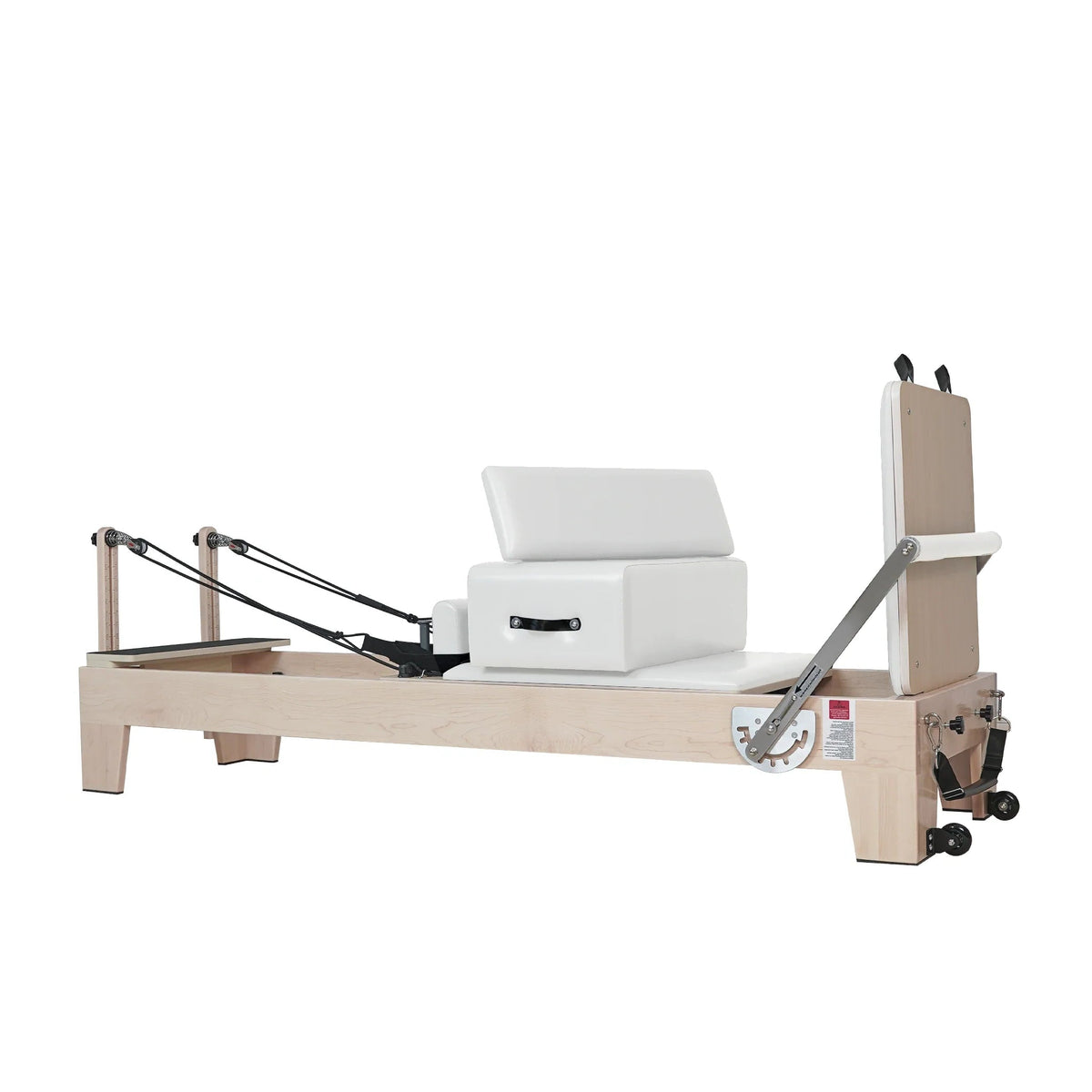 1GKU Maple Classic Pilates Reformer White