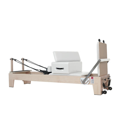 1GKU Maple Classic Pilates Reformer White