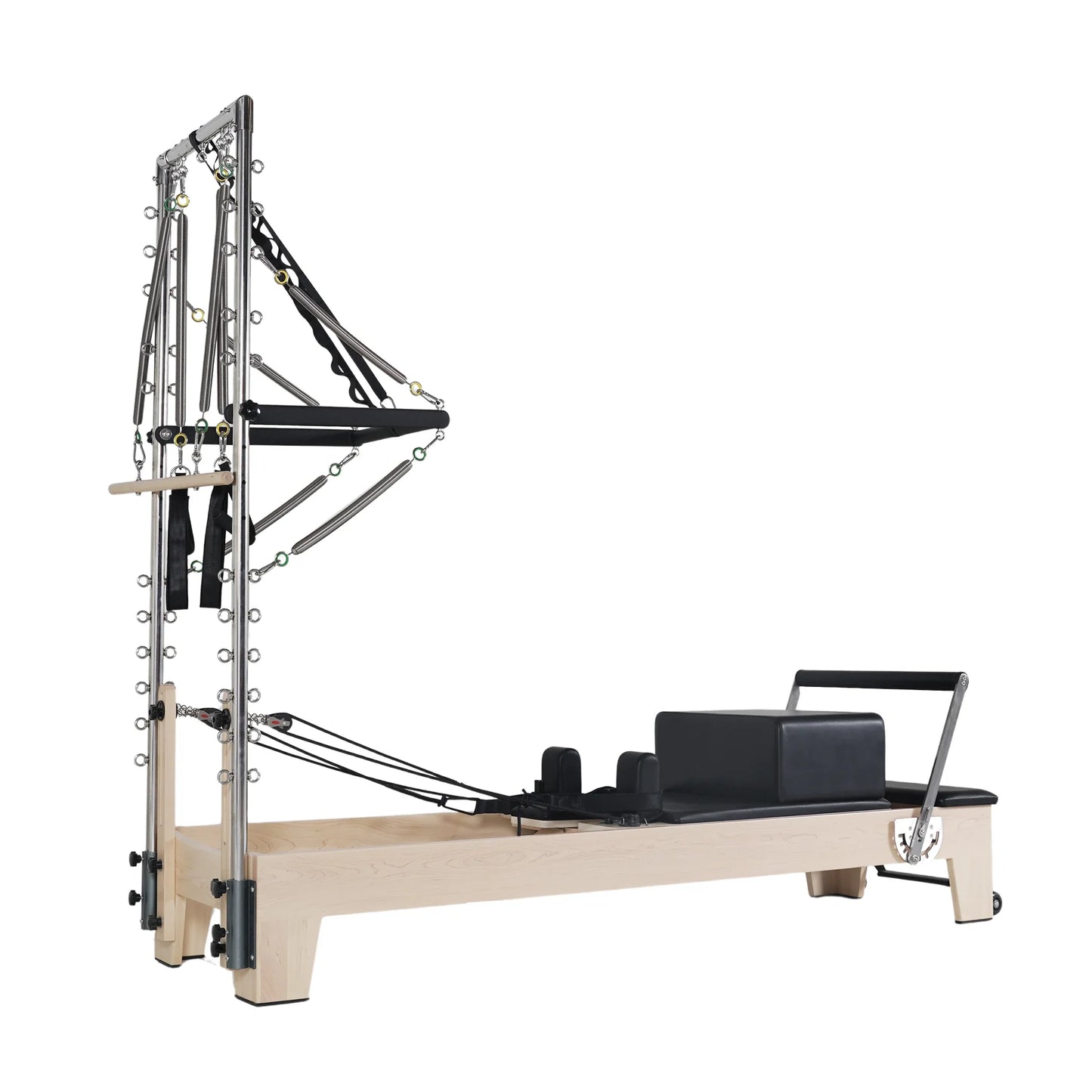 1GKU Maple Half Tower Pilates Reformer Black
