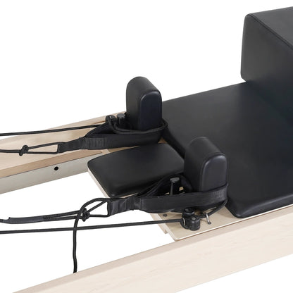 1GKU Maple Half Tower Pilates Reformer Black