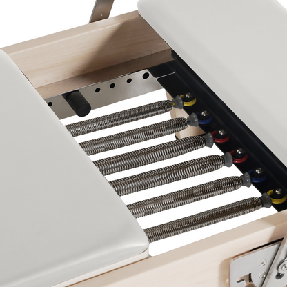 1GKU Maple Half Tower Pilates Reformer White