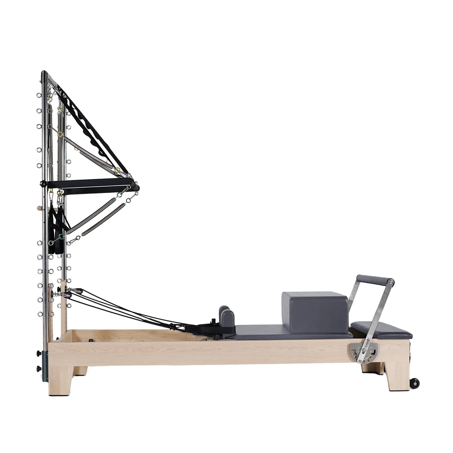 1GKU Maple Half Tower Pilates Reformer Gray