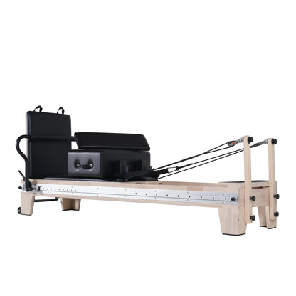 Oak Full Track Pilates Reformer Black