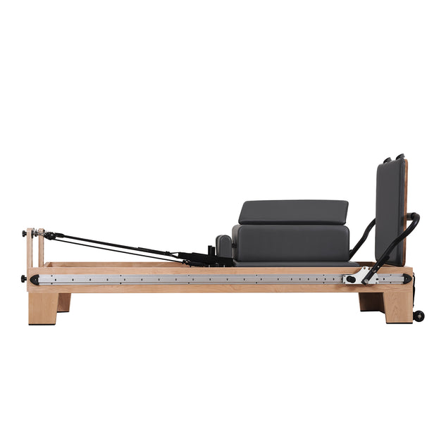 1GKU Maple Full Track Split Glide Pilates Reformer Black