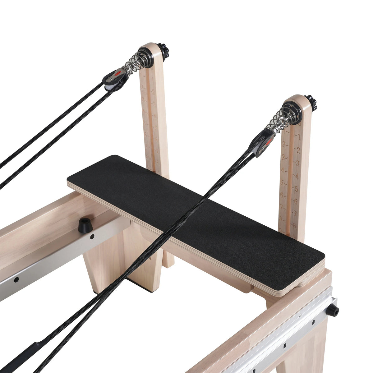 Oak Full Track Pilates Reformer White
