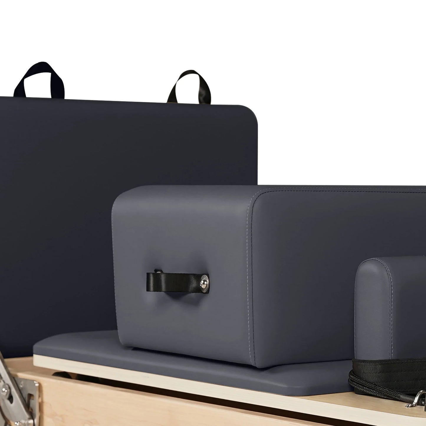 1GKU Maple Wood-Leg Foldable Pilates Reformer Grey