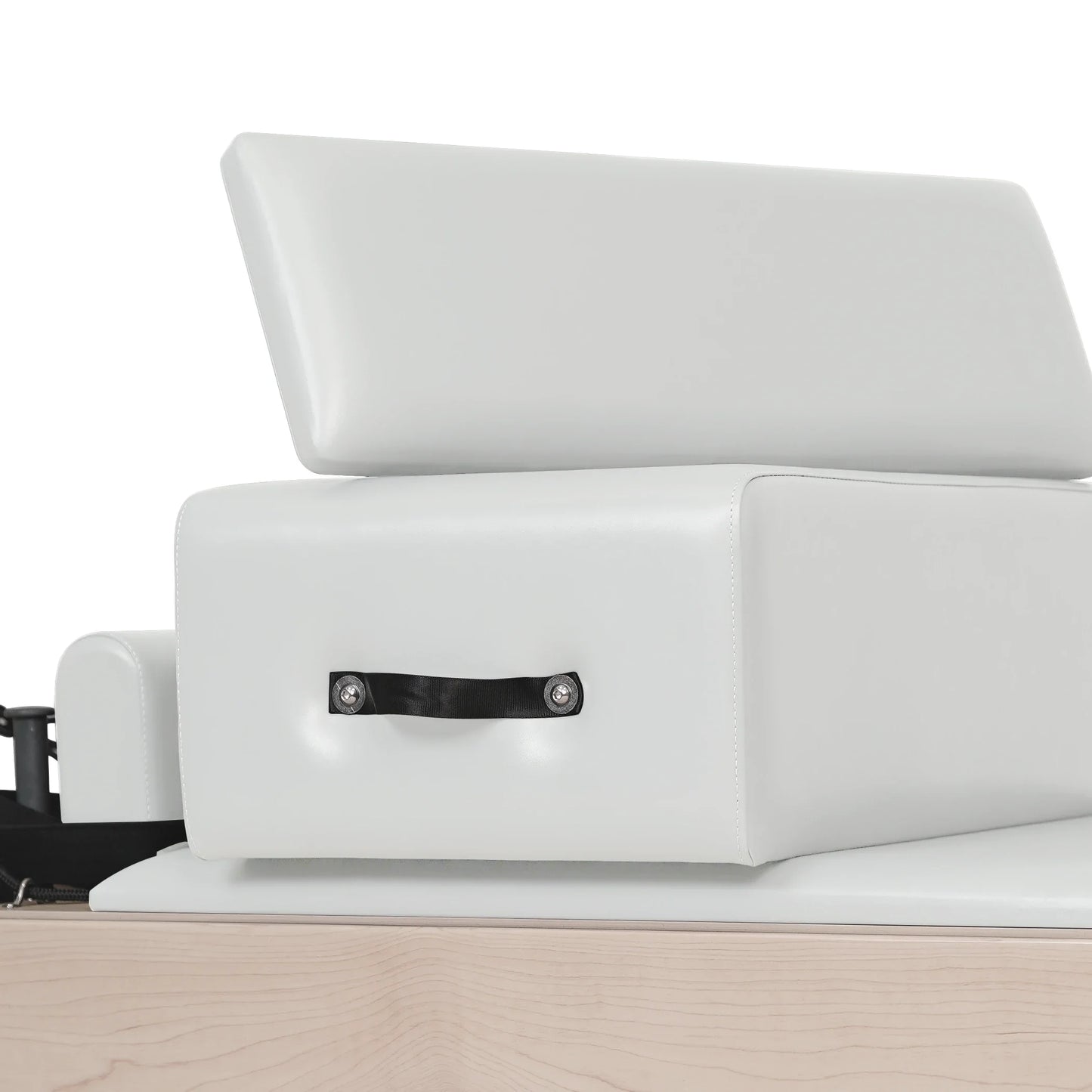 Maple Wood Pilates Reformer White
