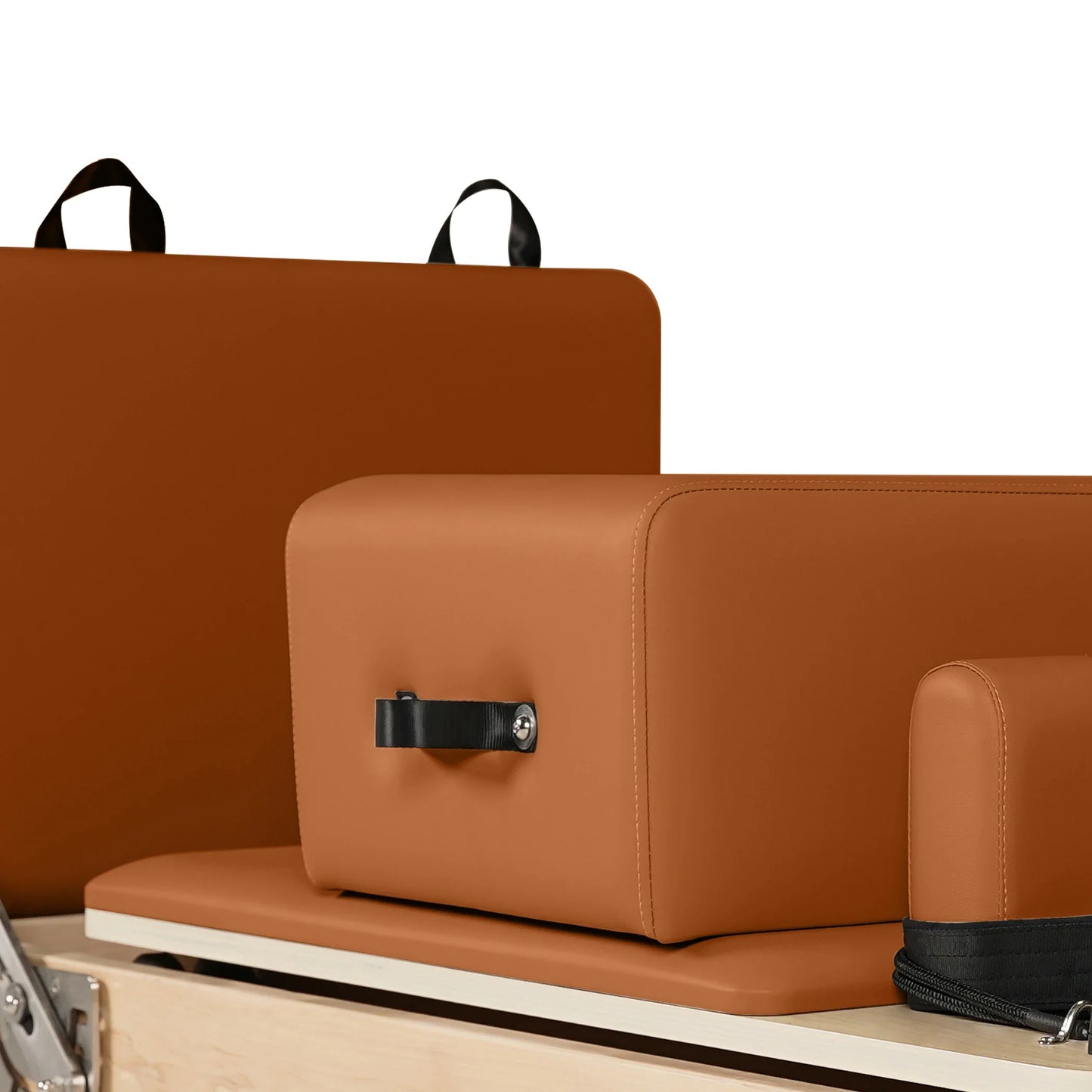 1GKU Maple Wood-Leg Foldable Pilates Reformer Orange