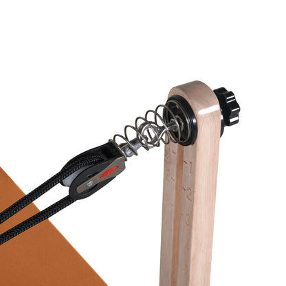 1GKU Oak Pilates Reformer Orange