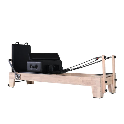 1GKU  Oak Pilates Reformer Black