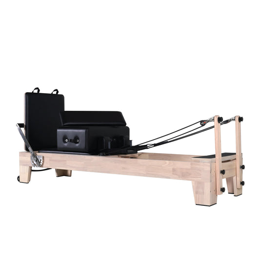 1GKU Oak Pilates Reformer Black image 3