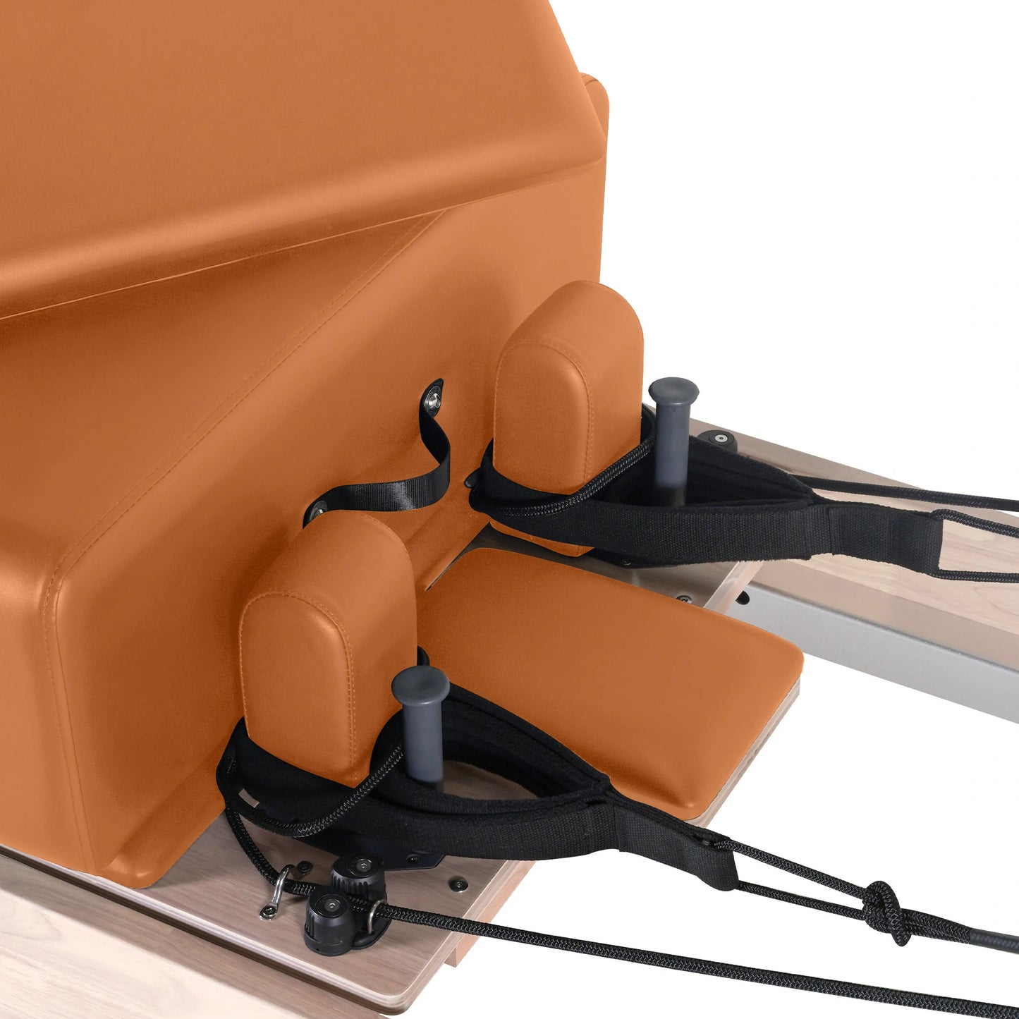 1GKU Oak Pilates Reformer Orange
