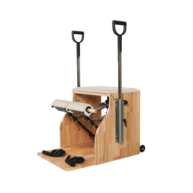 Oak Wood Wunda Chair Pilates White