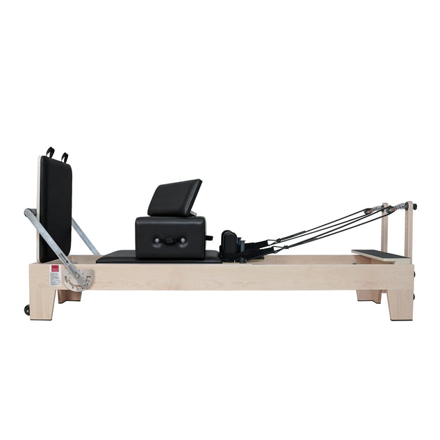 Maple Wood Pilates Reformer Black