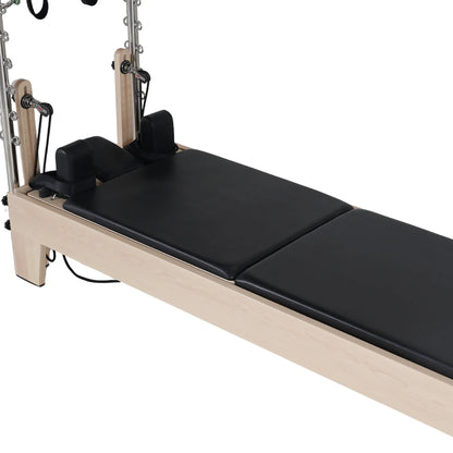 1GKU Maple Half Tower Pilates Reformer Black