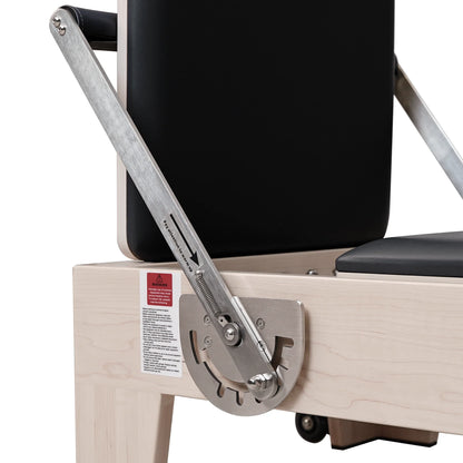 1GKU Maple Folding Classic Pilates Reformer Black