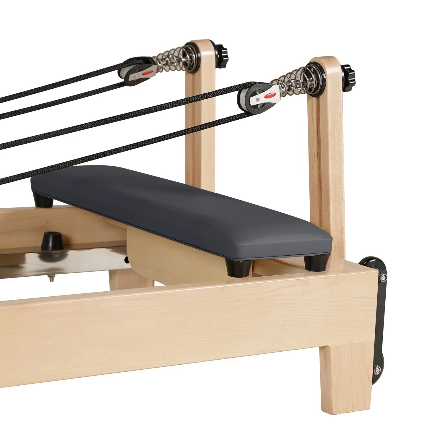 1GKU Maple Wood-Leg Foldable Pilates Reformer Grey
