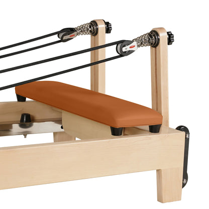 1GKU Maple Wood-Leg Foldable Pilates Reformer Orange