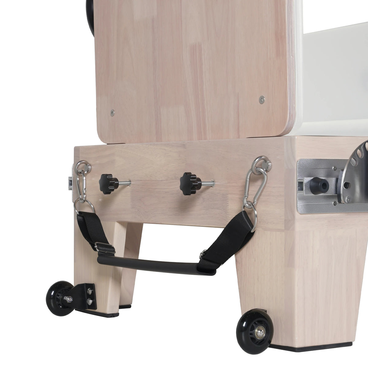 Oak Full Track Pilates Reformer White