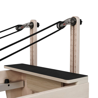 1GKU Maple Classic Pilates Reformer White
