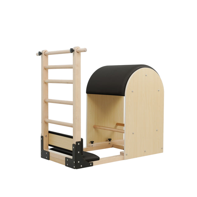 1GKU Maple Pilates Ladder Barrel Black