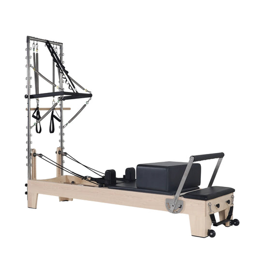 1GKU Maple Half Tower Pilates Reformer Black image 3