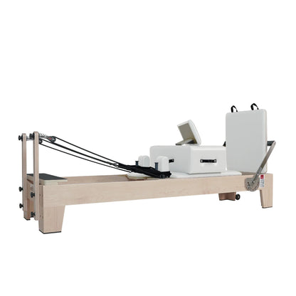 1GKU Maple Classic Pilates Reformer White