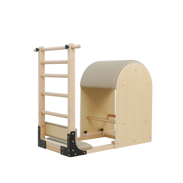 1GKU Maple Pilates Ladder Barrel Latte