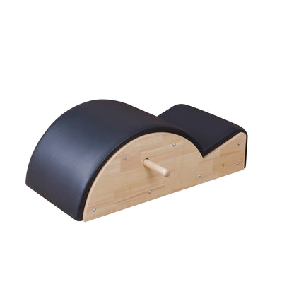 1GKU Oak Pilates Spine Corrector Black angled view