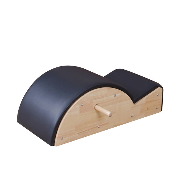 1GKU Oak Pilates Spine Corrector Black angled view