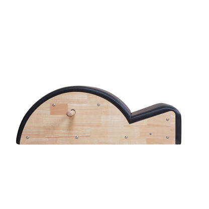 1GKU Oak Pilates Spine Corrector Black side view