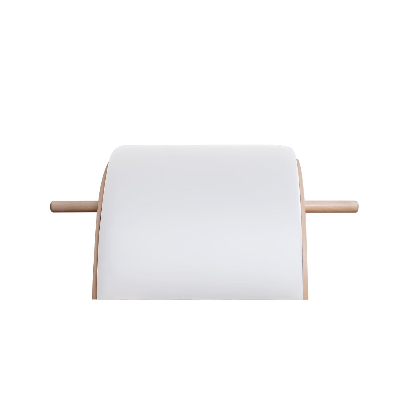 1GKU Oak Pilates Spine Corrector White front view